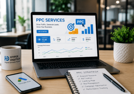 Hyper DigiTech helps businesses grow through smart and result-driven PPC campaigns. From Google Ads to social media advertising